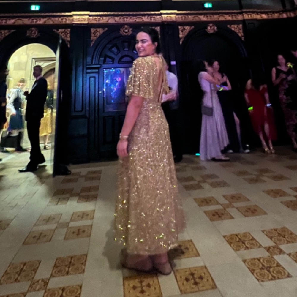 Gold Sequin Gown